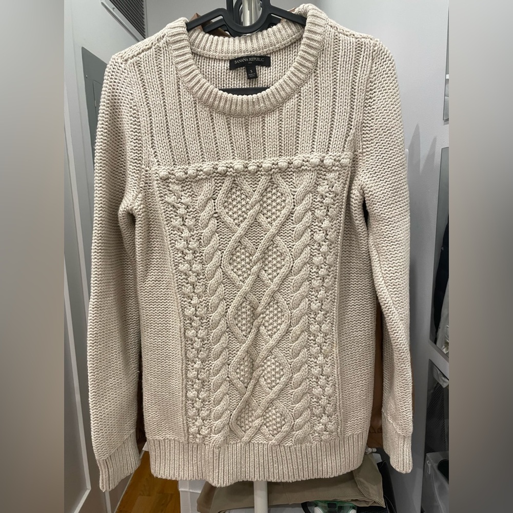 NEW Banana Republic Sweater w/ Thick Threads
